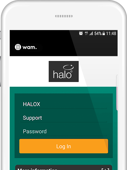WAM mobile app